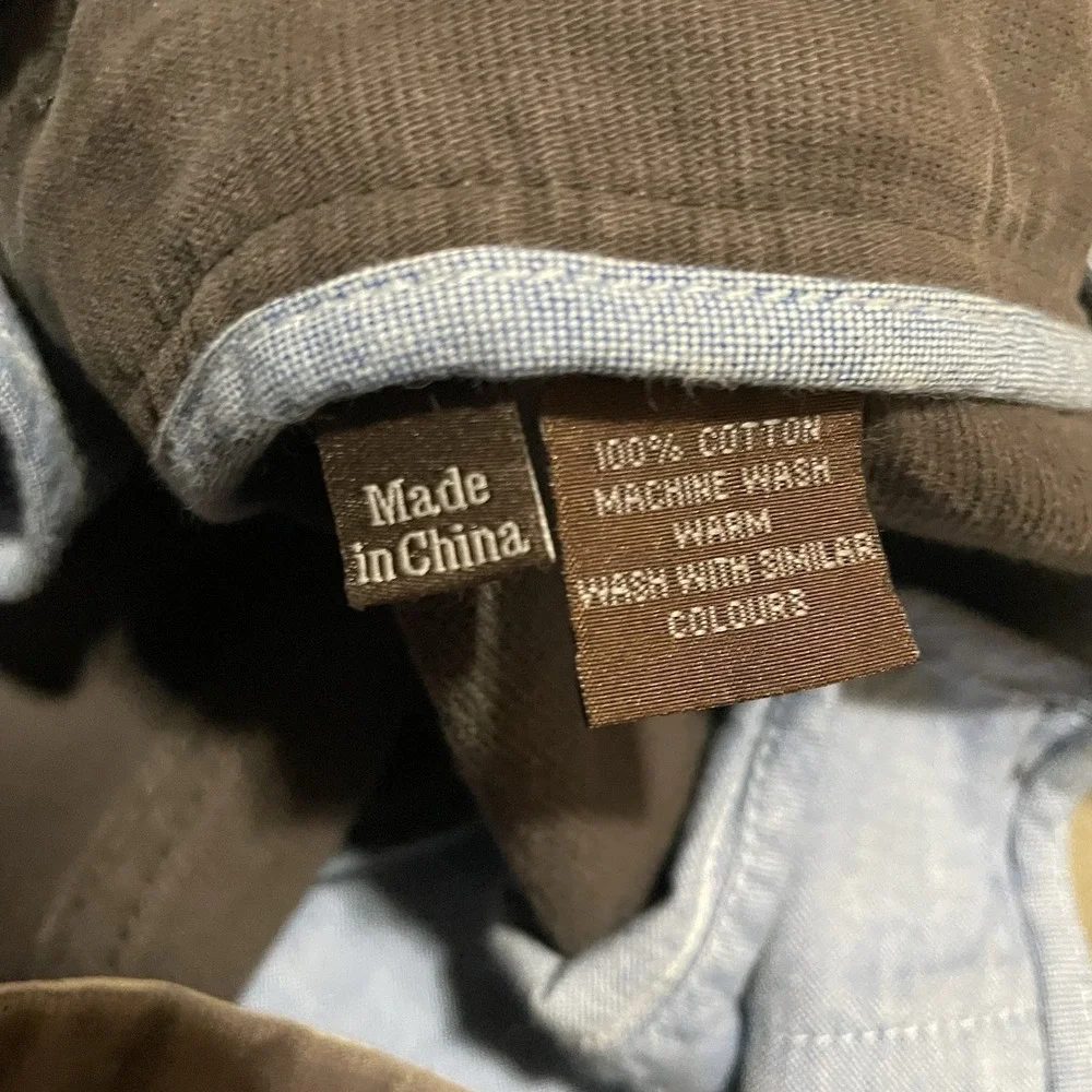 Rodd & Gunn Original Fit Brown Cotton Chino Pants Men's 80R Made in Italy Twill